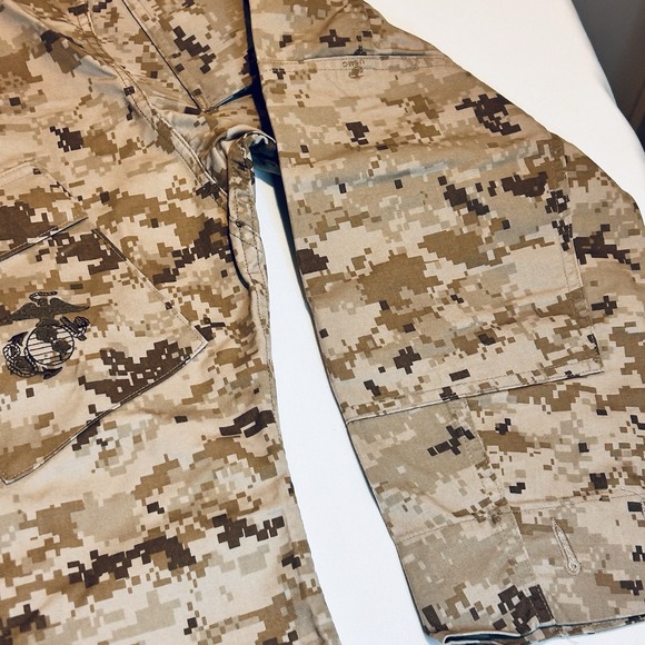 USMC Marine Perimeter Insect Guard Blouse Shirt Marpat Camo Medium/Regular New - Picture 3 of 11